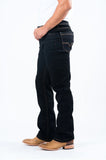 Men’s Platini Jet Black Holt Boot Cut Jeans