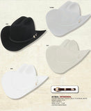 6X Larry Mahan REAL Fur Felt Cowboy Hat Platinum