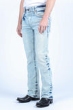 Men’s Platini Light Denim Holt Slim Bootcut Jeans
