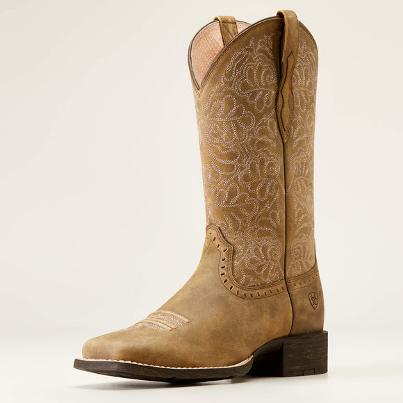 Women's Ariat Round Up Remuda Wide Square Toe Boots