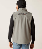Men’s Ariat Jetty Grey Logo 2.0 Softshell Vest