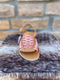 Women’s Tan/Rosa Handmade Sandal
