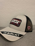 Ariat pattern grey/maroon Cap