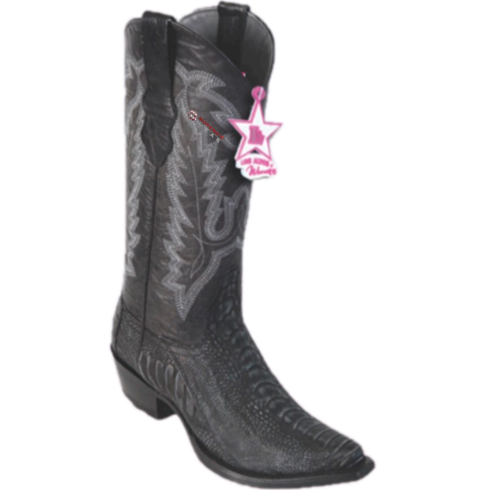 Womens ostrich boots outlet square toe