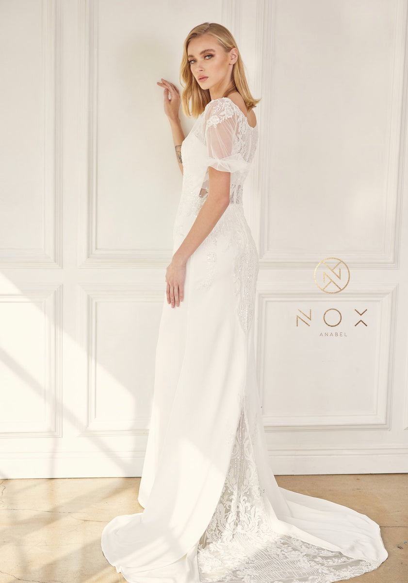 Enchanting Elegance: Nox Anabel's JE927 Bridal Gown for Unforgettable Moments