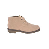 Alexander Beige Suede Ankle Boots