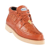 Men's Wild West Caiman With Smooth Ostrich Casual Shoes
