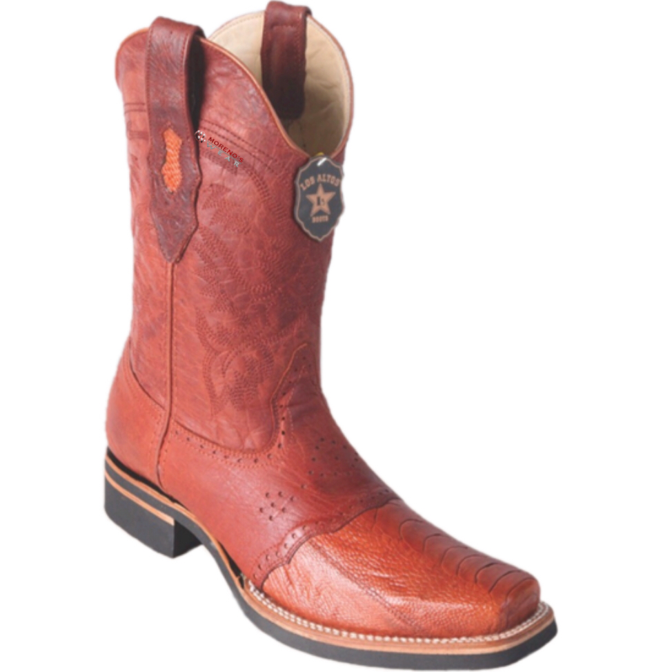 Los Altos Men's Red Cowboy Boots