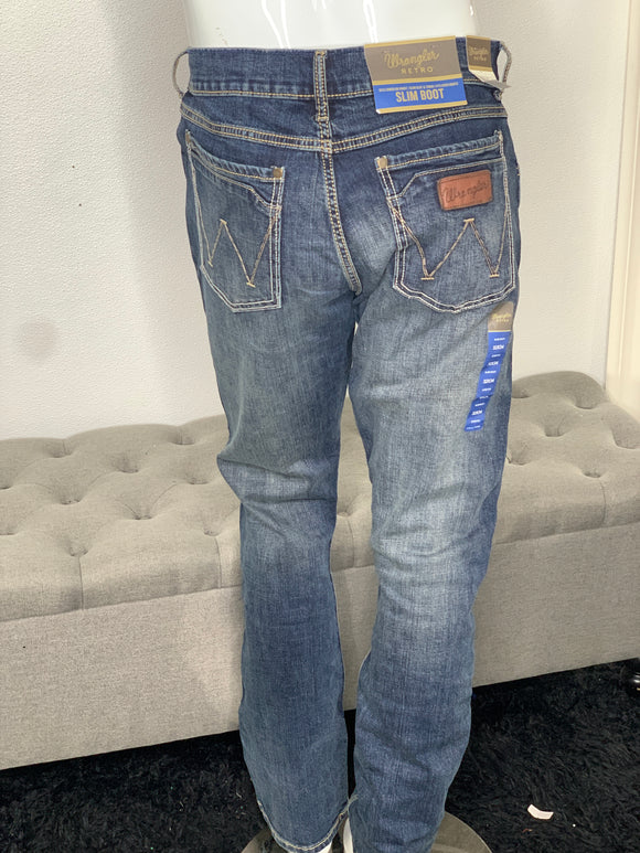 Men's Wrangler Dark Denim Jeans