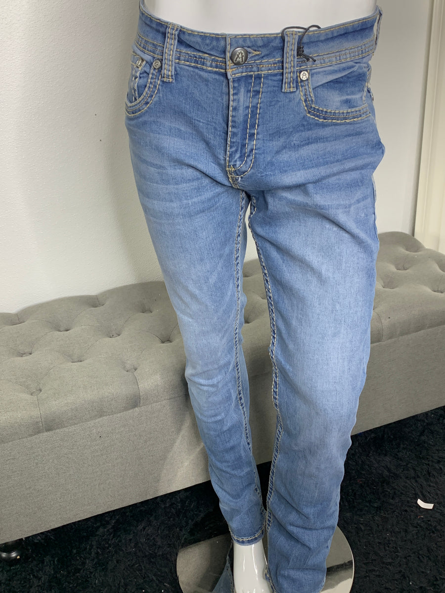 Men\'s Answer Me Jeans Light Wear – Denim Moreno\'s