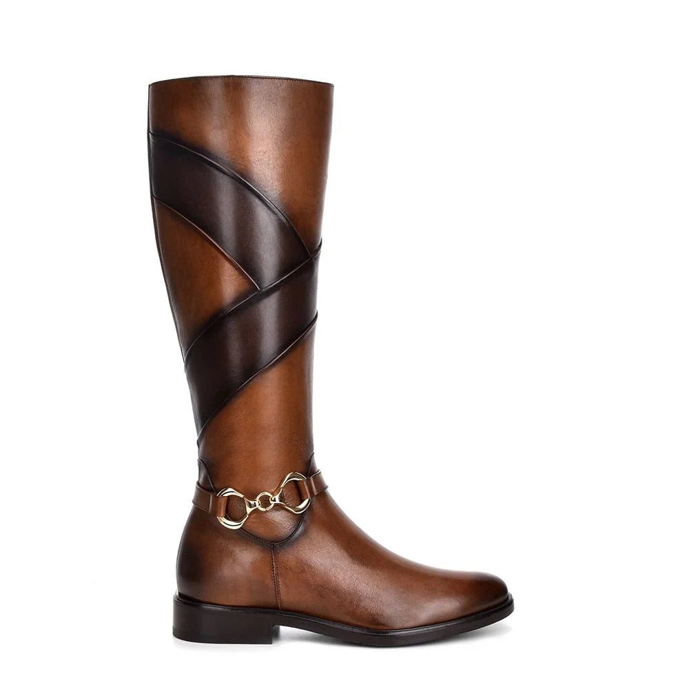 Cuadra Hand-Painted Honey Leather Boot Contrasting – Moreno's Wear