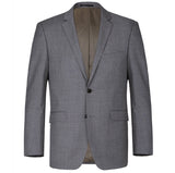 Men's Renoir Two Piece Gray Wool Suit Slim Fit