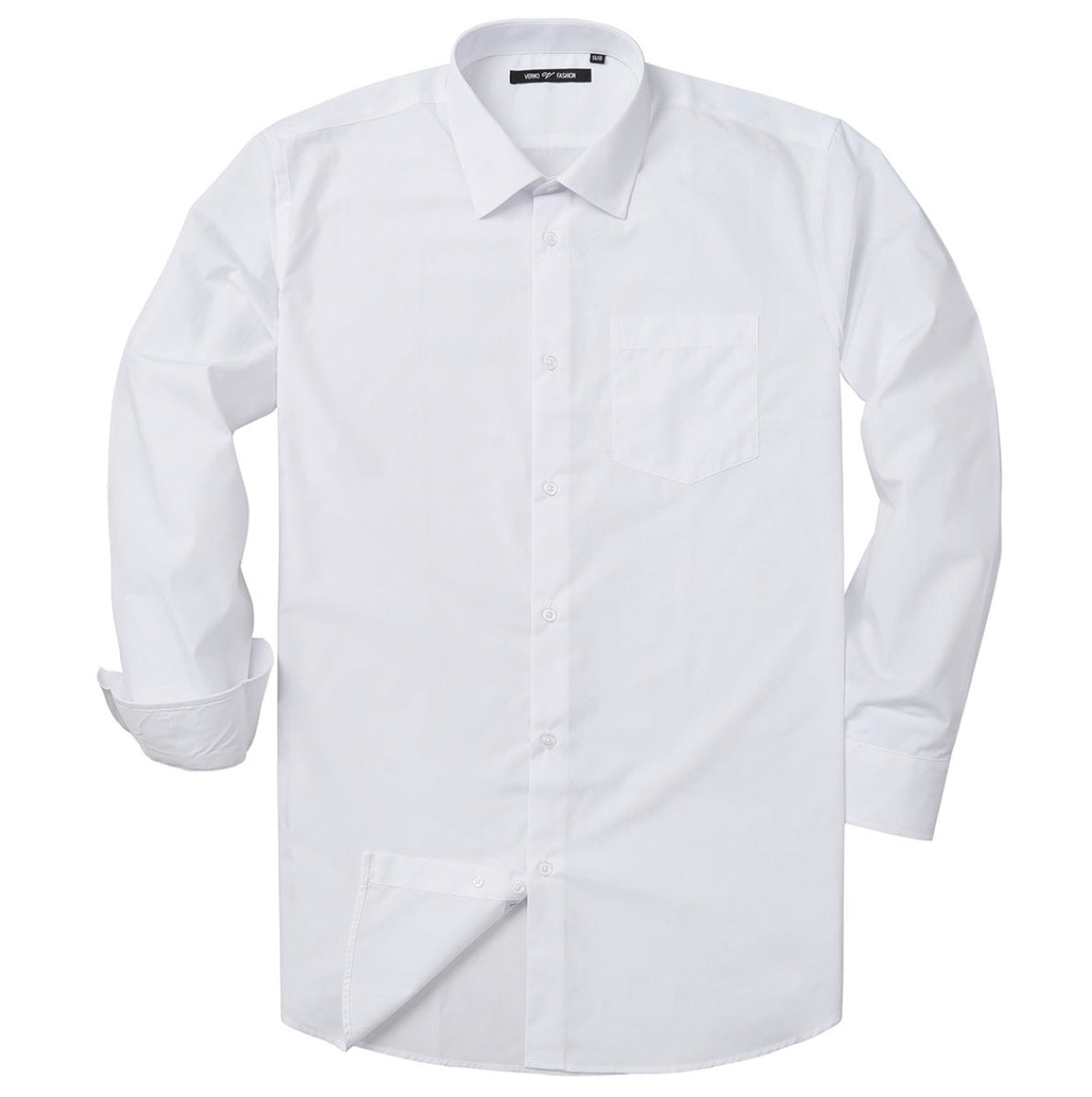 men's ivory dress shirt classic fit verno fashion reviews Verno Dress Shirts Unique Design Menswear