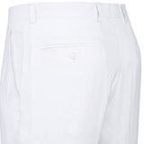 Men's Renoir Two Piece White Linen Suit Classic Fit