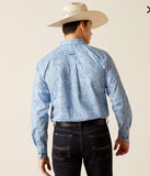 Men’s Ariat Blue Team Vaughn Fitted Shirt