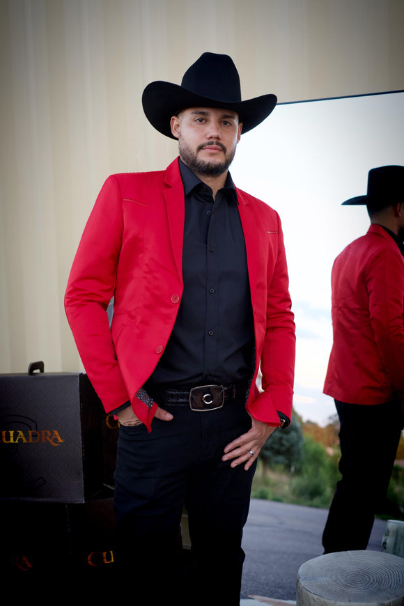 Men s Western Red Blazer