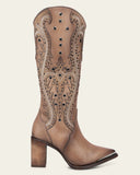 Cuadra Satro Arena Studs & Embroidery Tall Boots CU763