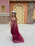 ALISSA RED DRESS TWO PIECE