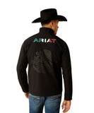 Men’s Ariat Black Pioneer StretchShell México Jacket