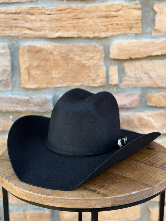 Black Economy Cowboy Wool Hat