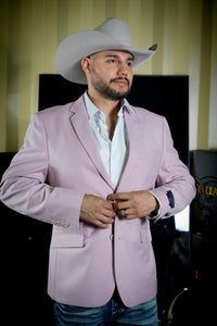 Men’s Retro Rosa Pastel Saco