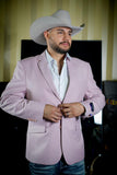 Men’s Retro Rosa Pastel Saco