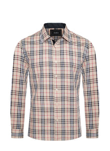 Men’s Khaki Checkered Shirts