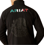 Men’s Ariat Black Pioneer StretchShell México Jacket