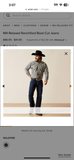 Men’s Ariat Wildfire M4 Relaxed Ranchford Boot Cut Jeans