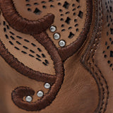 Women's Cuadra Western Rodeo Light Brown Boots CU988