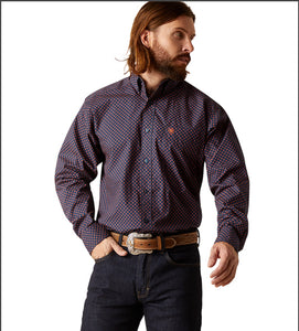 Men’s Ariat Dress Blue Palmer Shirt