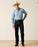 Men’s Ariat Blue Team Vaughn Fitted Shirt