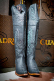 Women's Los Altos Black Desert Leather Tall Boots