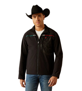 Men’s Ariat Black Pioneer StretchShell México Jacket