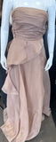 ALISSA LIGTH BROWN DRESS TWO PIECE