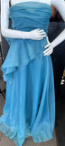 ALISSA BLUE DRESS TWO PIECE
