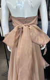 ALISSA LIGTH BROWN DRESS TWO PIECE