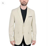 Men’s Modern Fit Stretch Blazer Beige