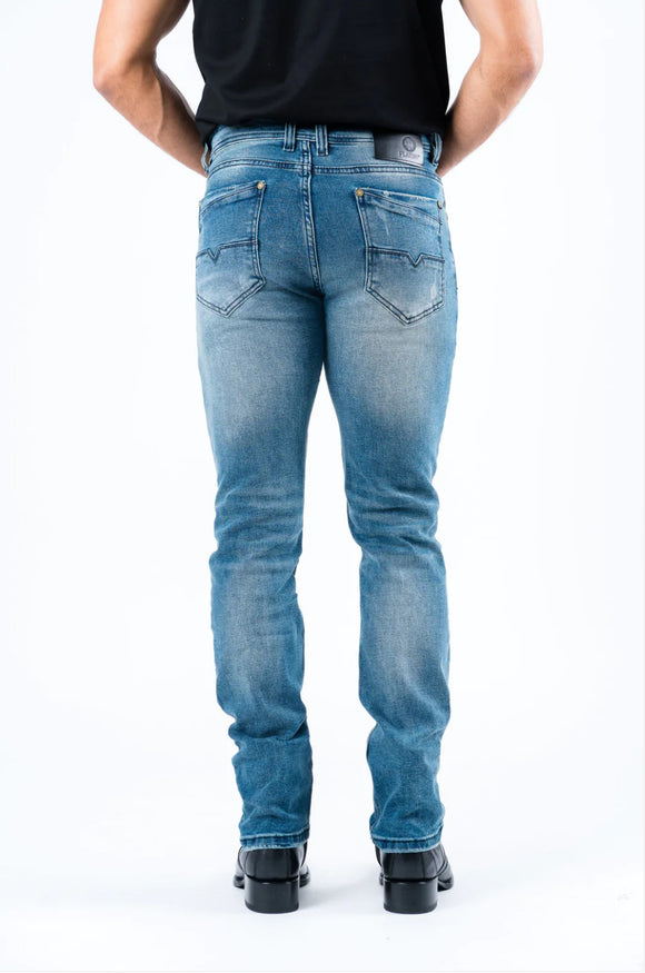 Men’s Platini Pax Dark Blue Slim Stretch Jean