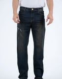 Men’s Platini Dark Blue Holt Boot Cut Jeans