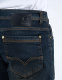 Men’s Platini Dark Blue Holt Boot Cut Jeans