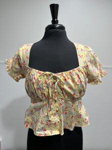 Ester Yellow Floral Top