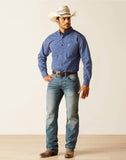 Men’s Ariat Directoire Blue Price Fitted Shirt