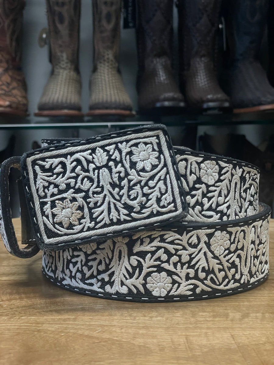 Piteado Belt Azulejo Pattern – Moreno's Wear