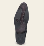 Men Black Stingray Zipper Round Toe FF211