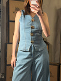 Jazmine Baloon Denim Set