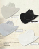 10X Larry Mahan Jerarca Fur Felt Cowboy Hat Platinum