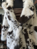 MarGua Cowhide Fur Coat