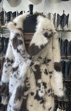 MarGua Cowhide Fur Coat