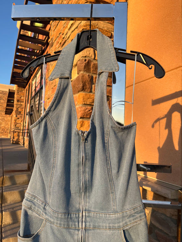 Miriam Retro Jumpsuit Light Wash